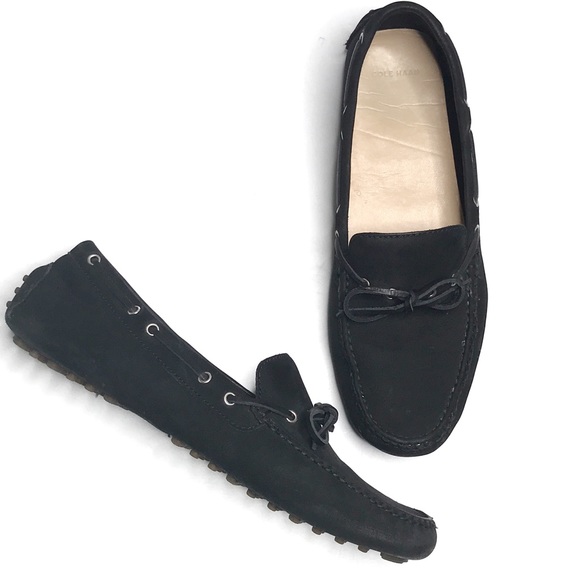 Cole haan black suede loafers Clearance